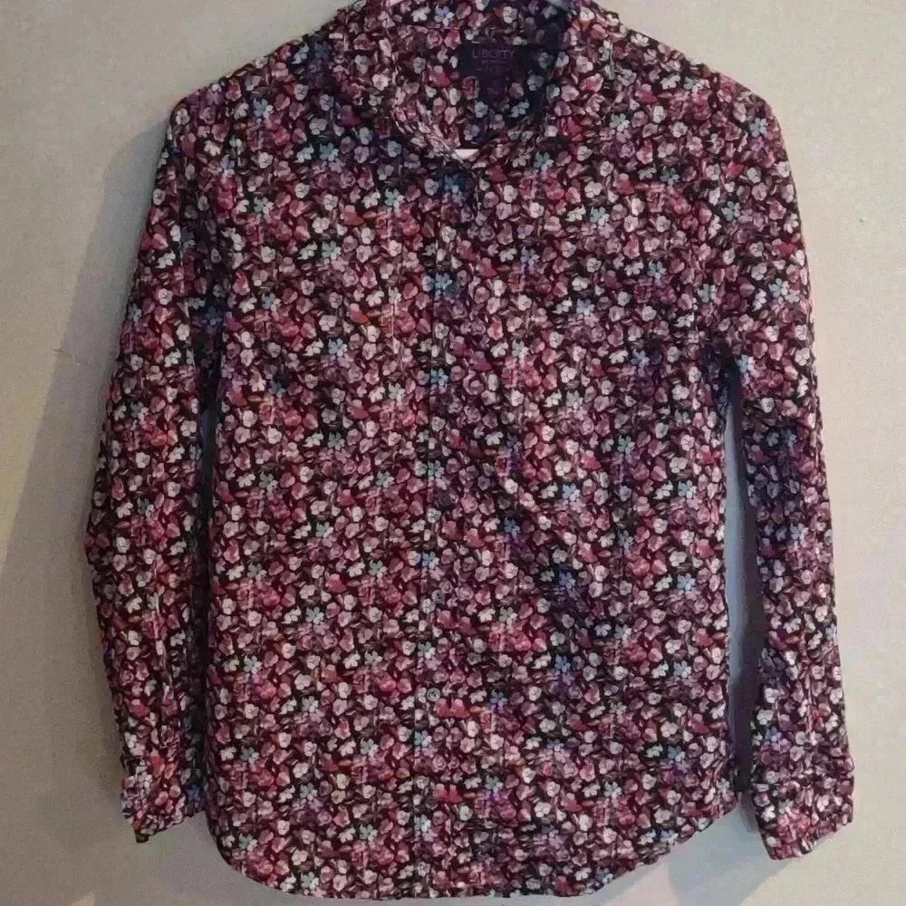 J.Crew Liberty Arts Women's 2 Slim‎ Perfect Sarah floral button down